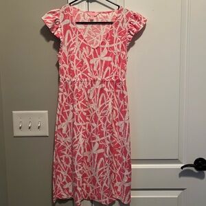 Lilly Pulitzer Pink and White Dress
